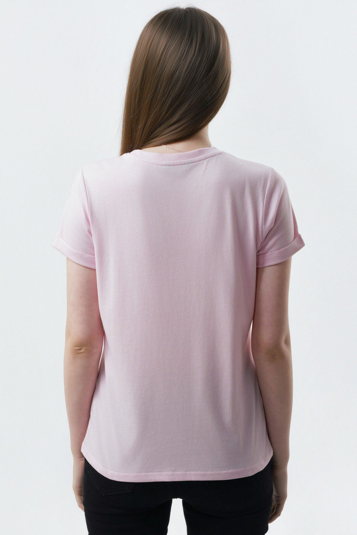 Polera Mujer Slim Palo Rosa