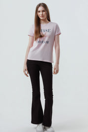 Polera Mujer Slim Palo Rosa