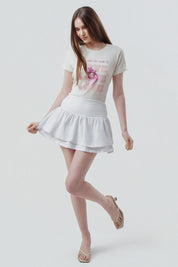 Polera Mujer Slim Crema