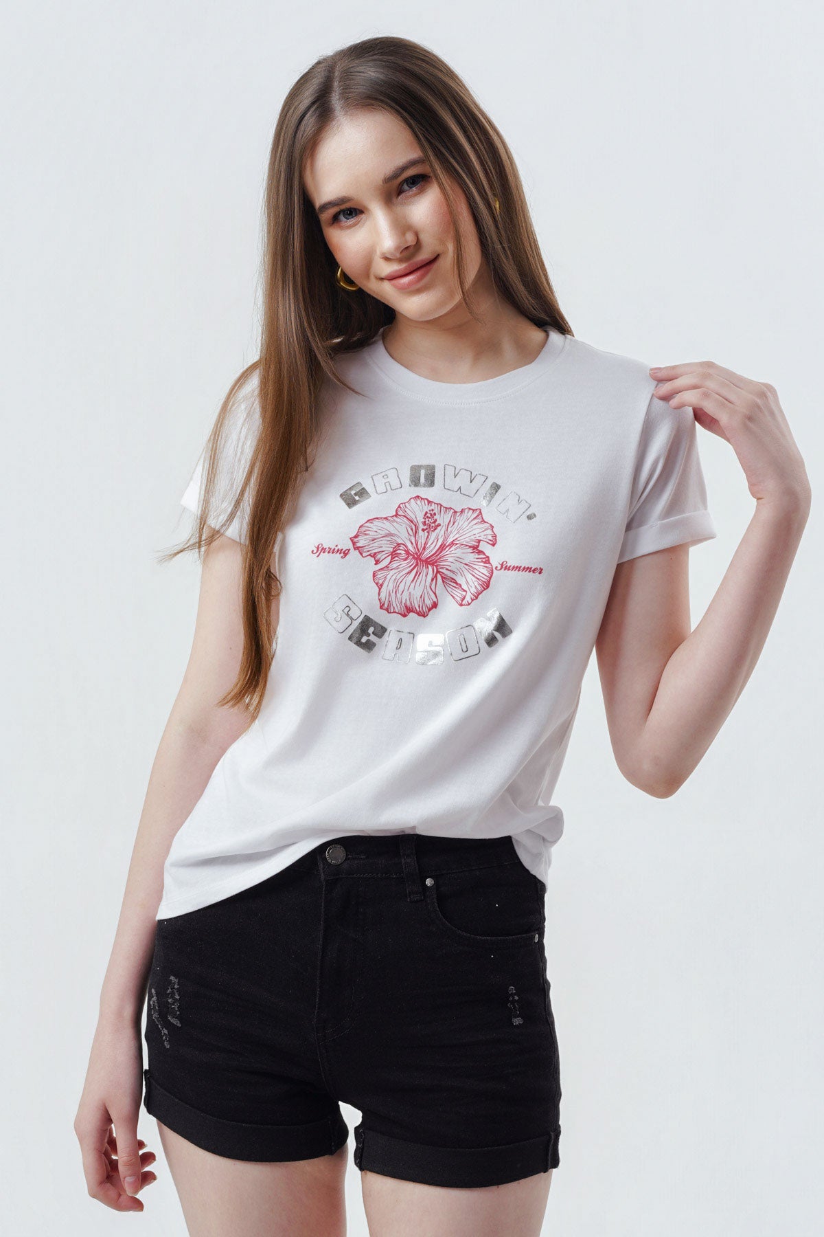 Polera Slim Mujer Blanco