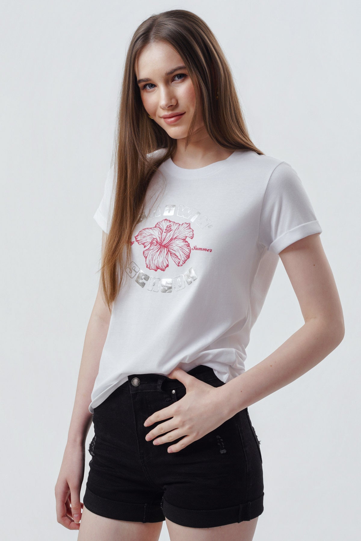 Polera Slim Mujer Blanco