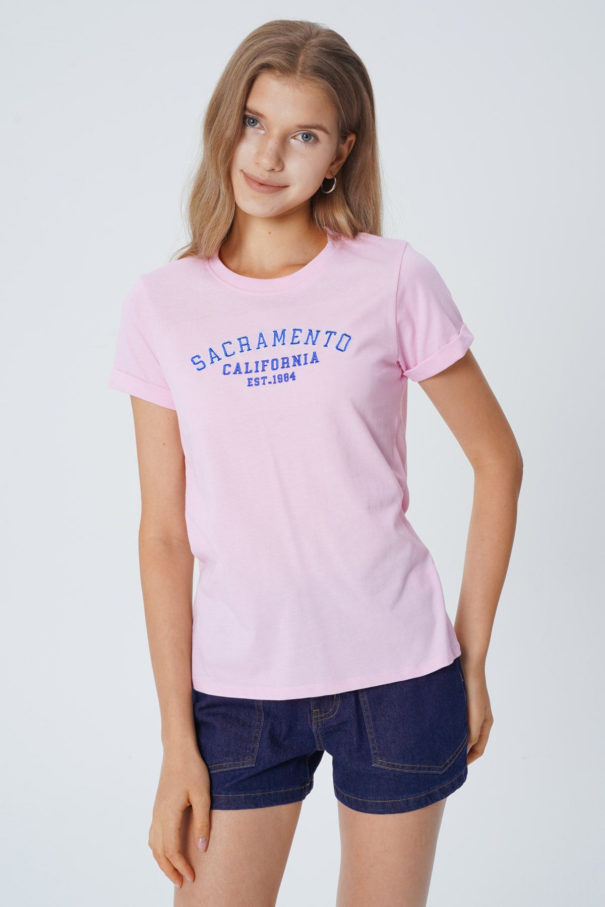 Polera Slim Mujer Rosa