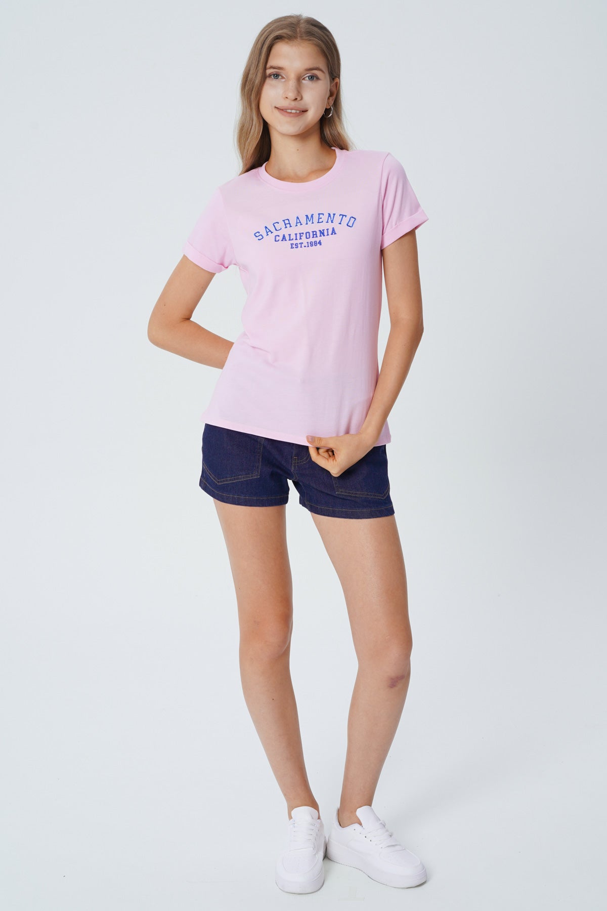 Polera Slim Mujer Rosa