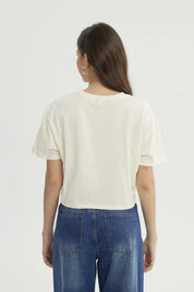 Polera Mujer Classic Crema
