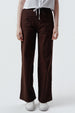 Pantalón Mujer Wide Leg Chocolate
