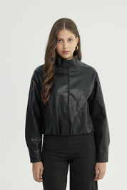 Chaqueta Mujer Regular Negro