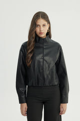Chaqueta Mujer Regular Negro