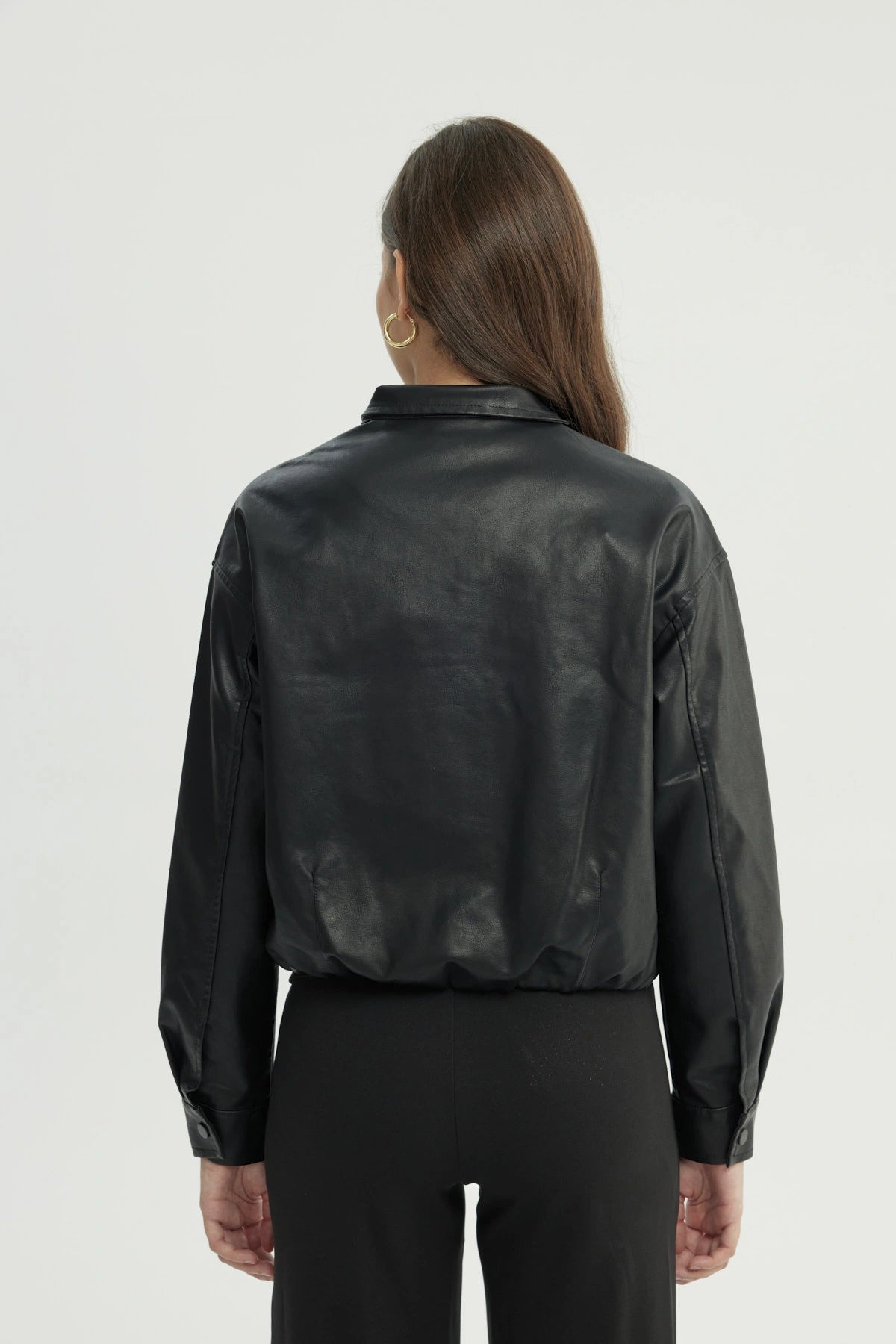 Chaqueta Mujer Regular Negro