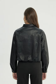 Chaqueta Mujer Regular Negro