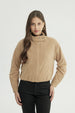 Chaqueta Mujer Slim Beige Oscuro