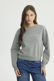 Polerón Mujer Classic Gris