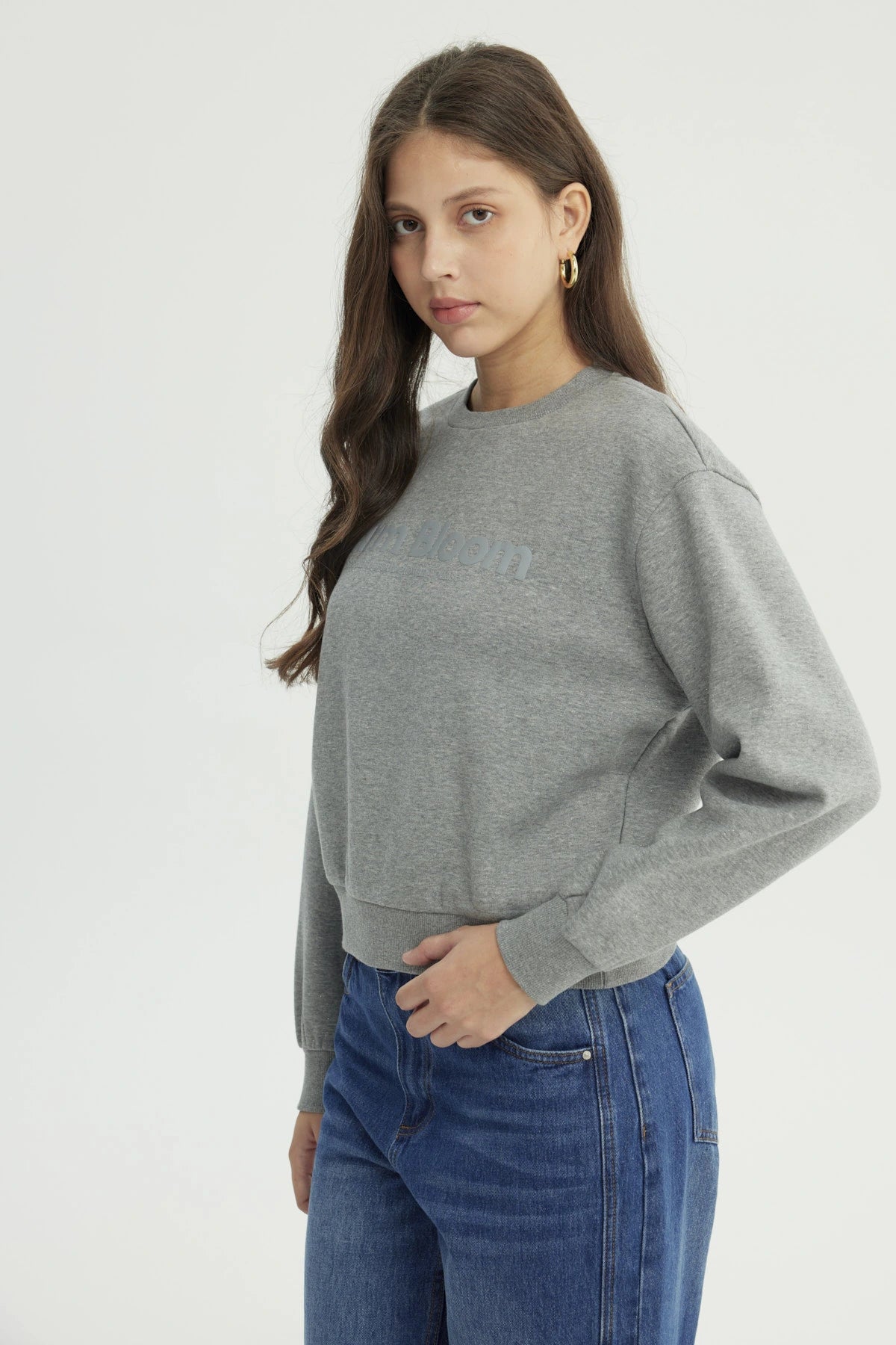 Polerón Mujer Classic Gris