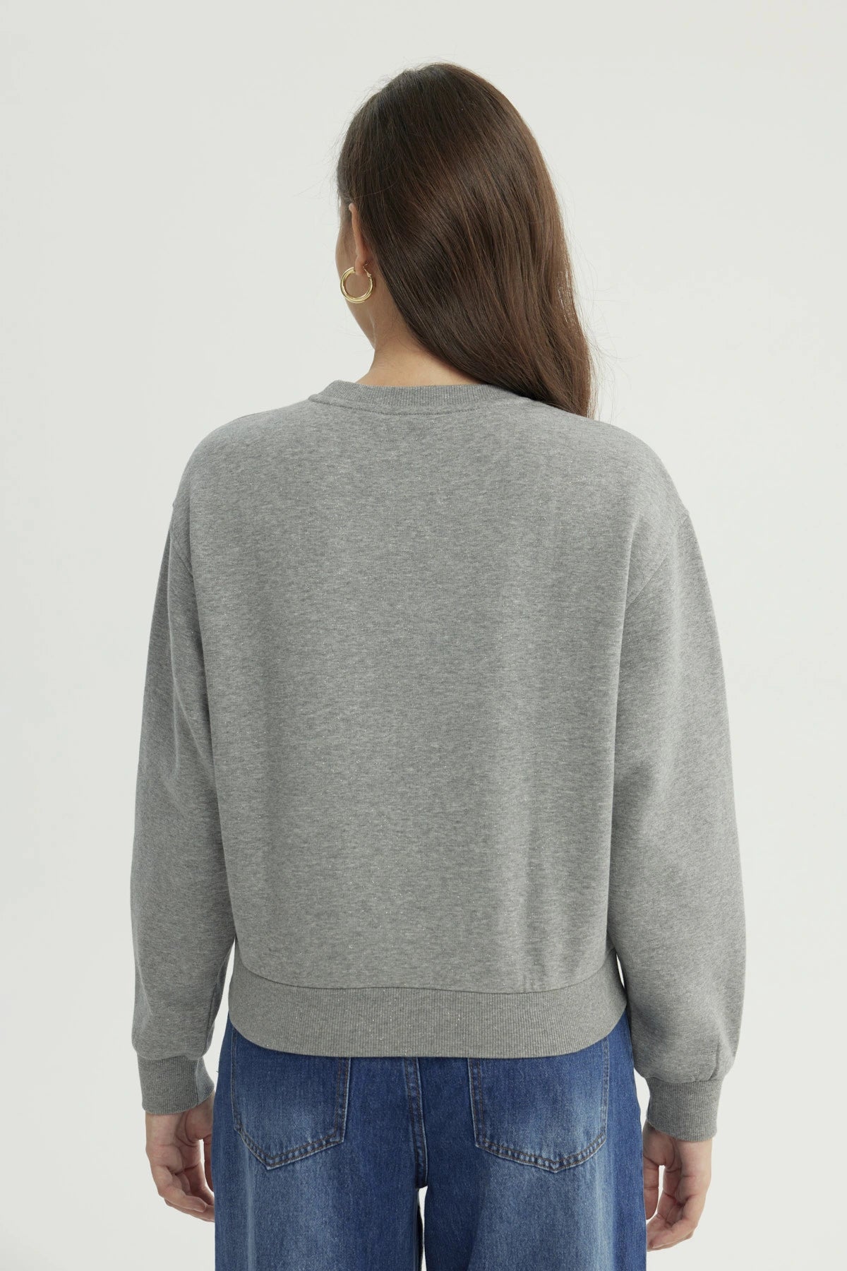 Polerón Mujer Classic Gris