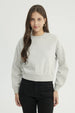 Polerón Mujer Classic Gris Melange