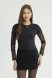 Polera Mujer Ajustado Negro