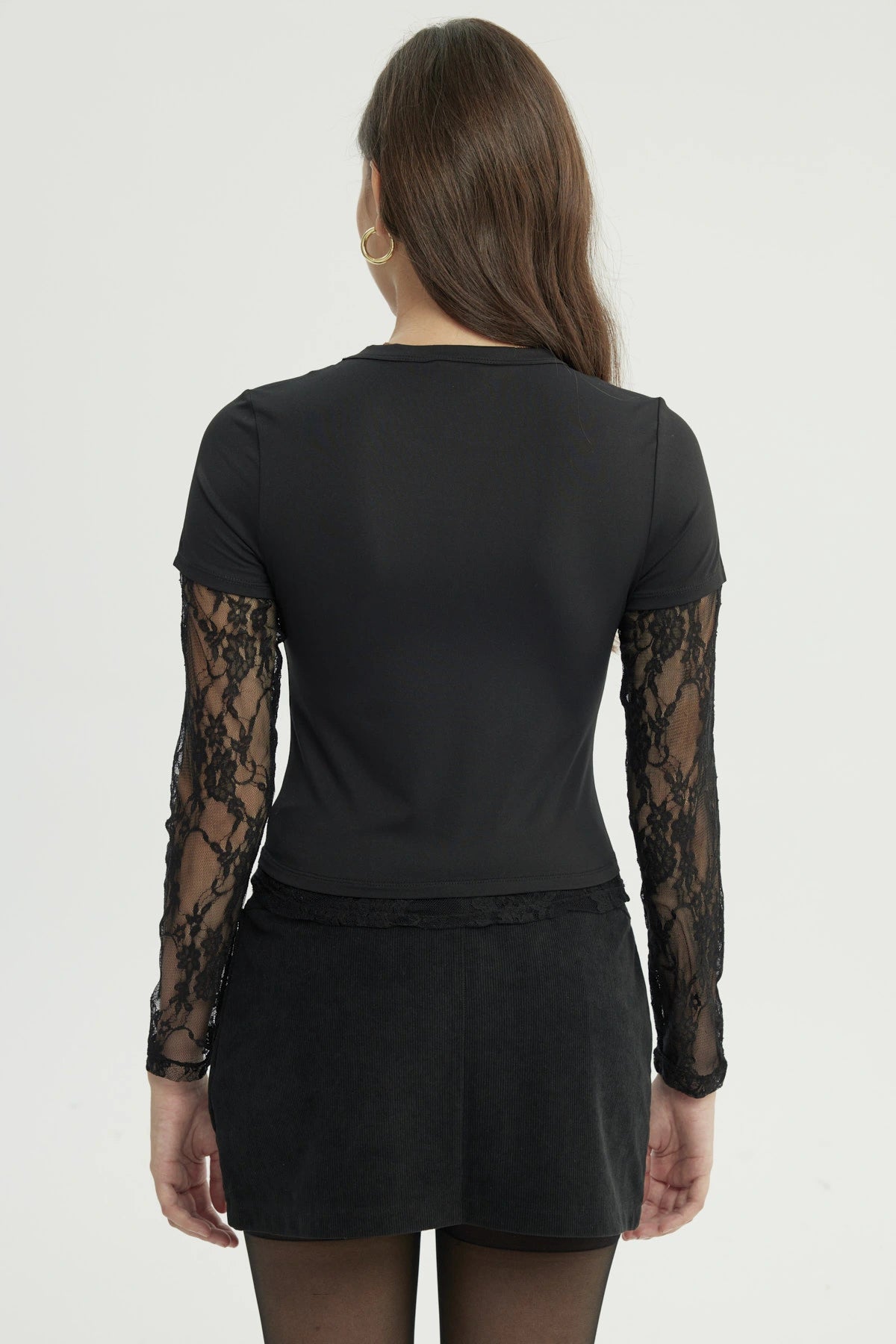 Polera Mujer Ajustado Negro