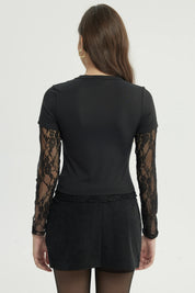 Polera Mujer Ajustado Negro