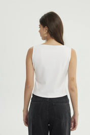Blazer Mujer Ajustado Blanco