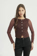 Blazer Mujer Ajustado Chocolate