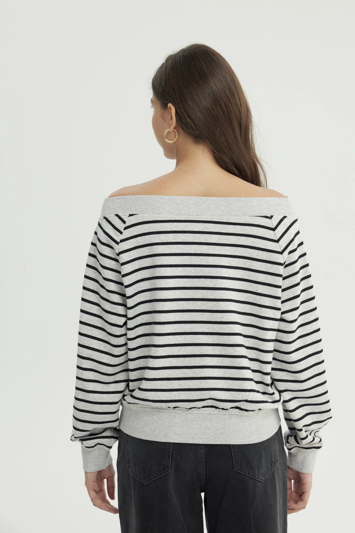 Polerón Mujer Oversize Negro