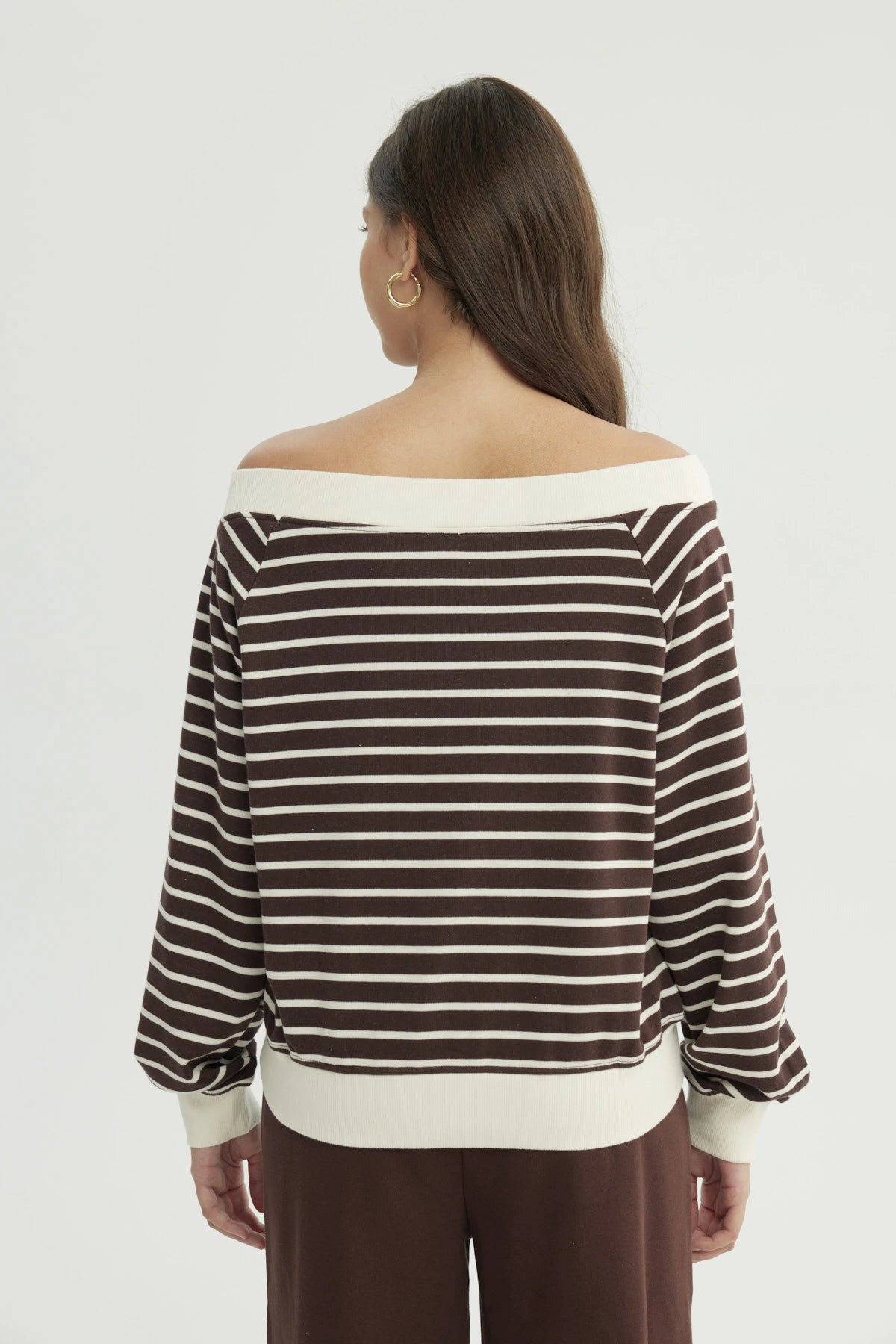 Polerón Mujer Oversize Café