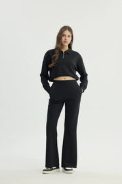 Polerón Mujer Regular Negro