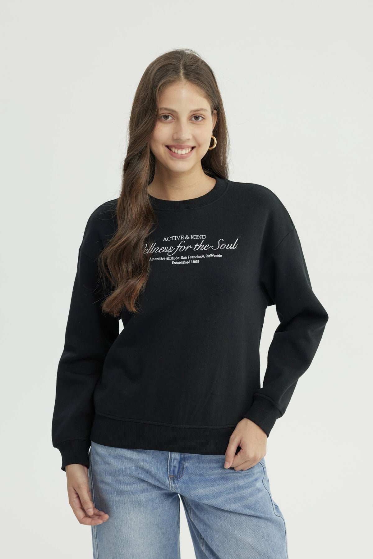 Polerón Mujer Classic Negro