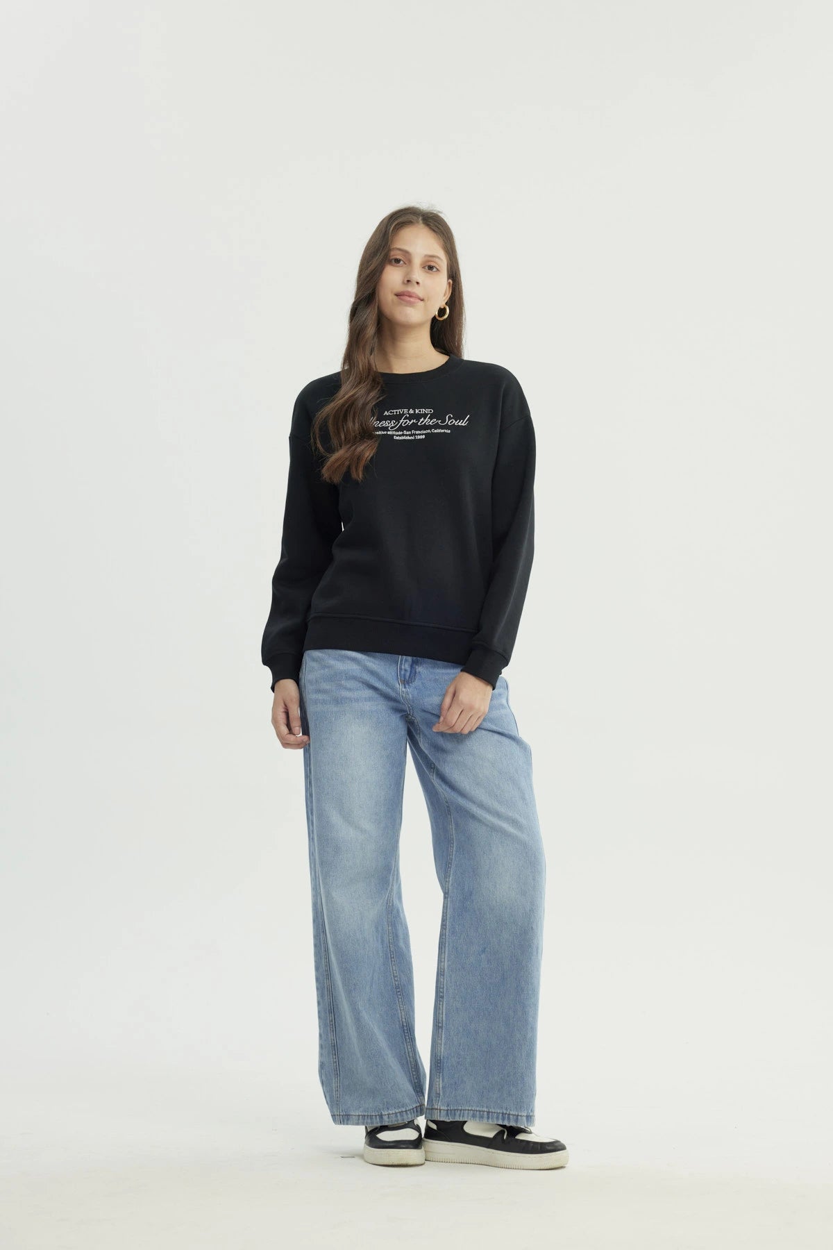 Polerón Mujer Classic Negro