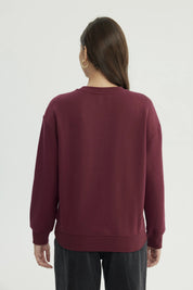Polerón Mujer Classic Burdeo