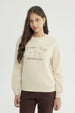 Polerón Mujer Classic Beige Claro