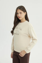 Polerón Mujer Classic Beige Claro