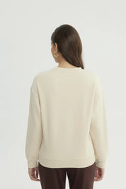 Polerón Mujer Classic Beige Claro