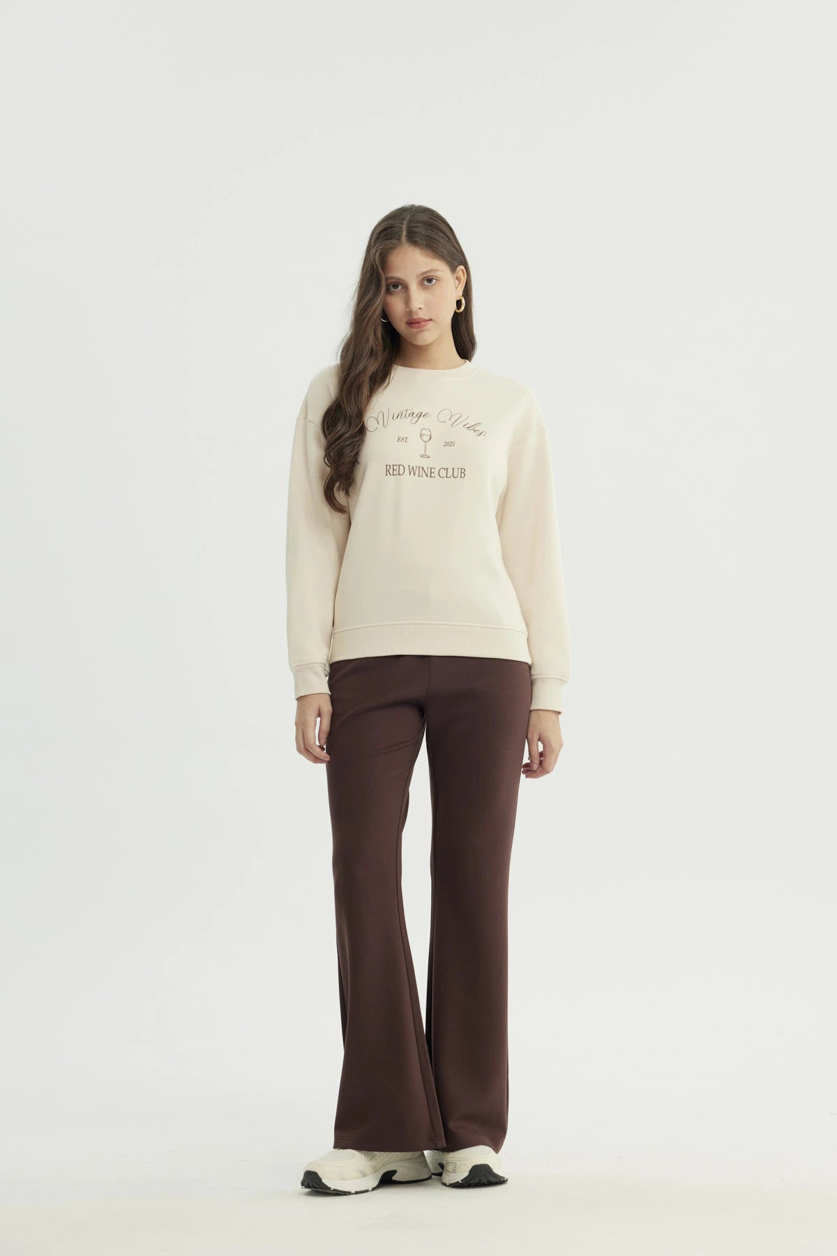 Polerón Mujer Classic Beige Claro