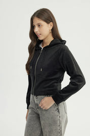 Polerón Mujer Slim Negro