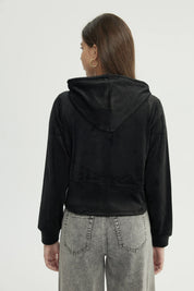 Polerón Mujer Slim Negro