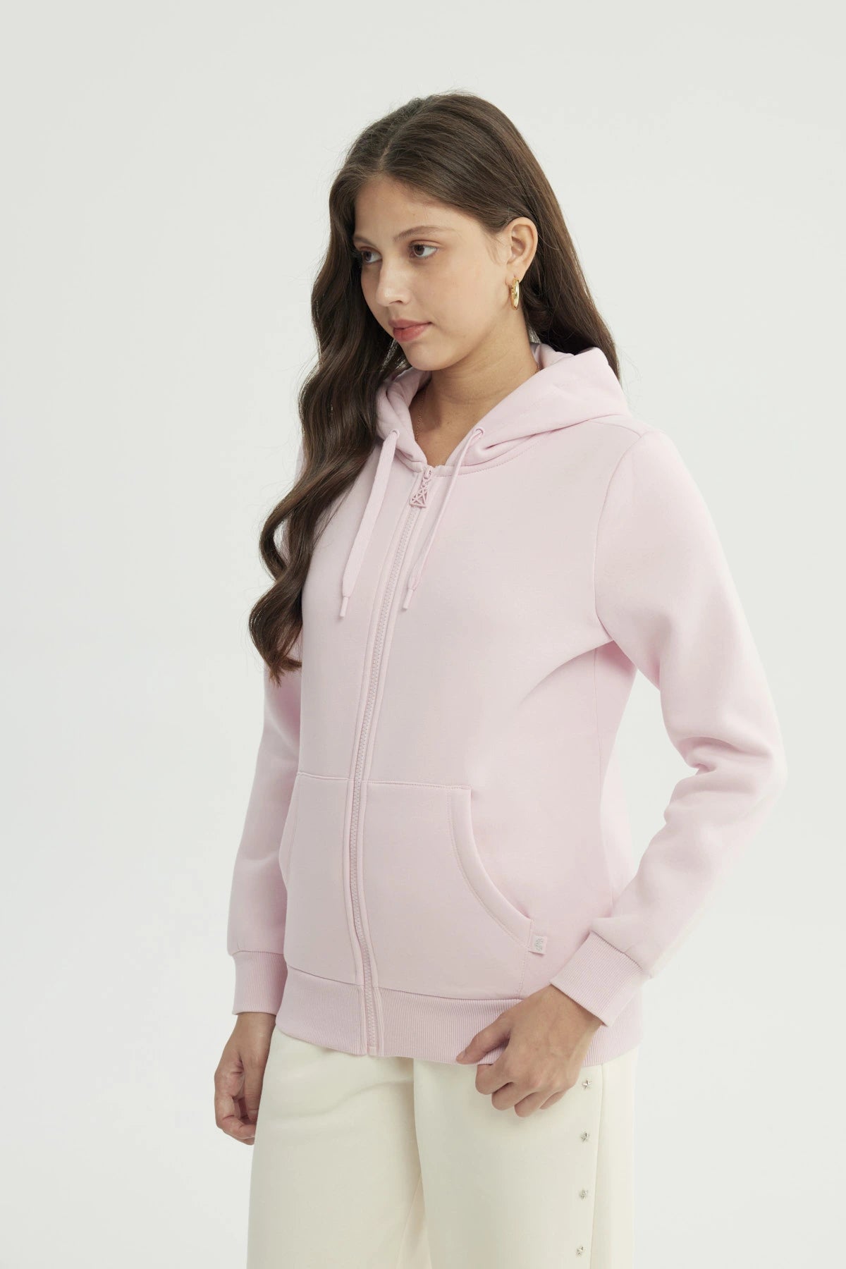 Polerón Mujer Slim Palo Rosa