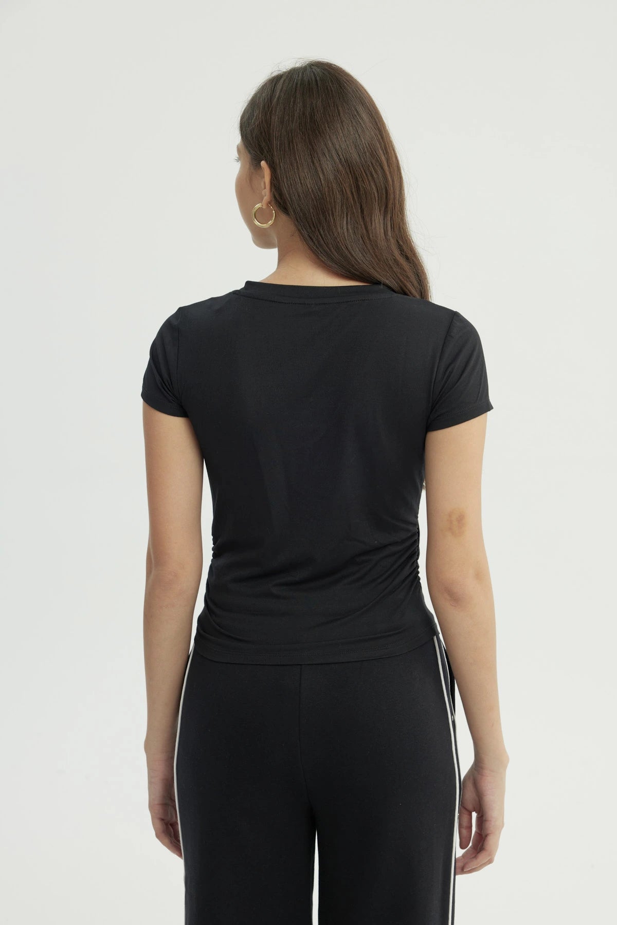Polera Mujer Slim Fit Negro
