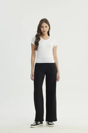 Polera Mujer Slim Fit Blanco