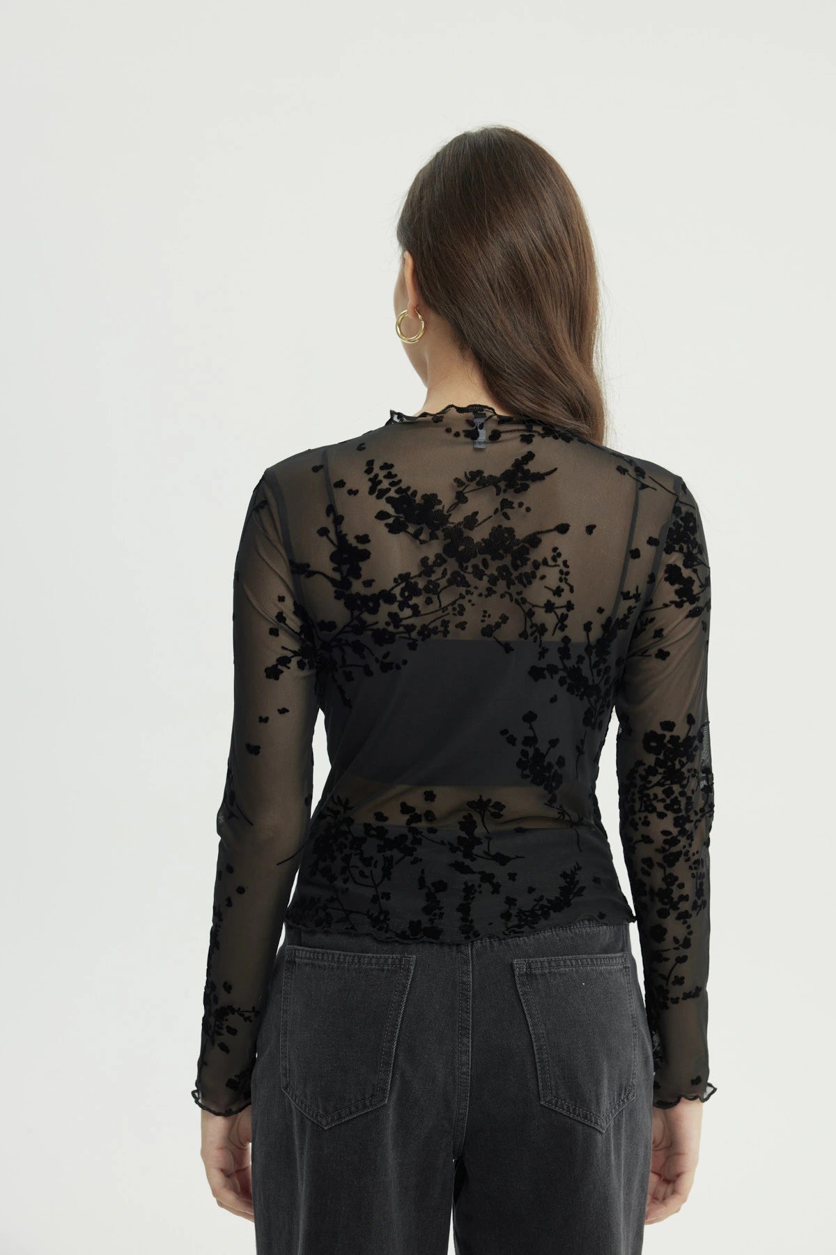Polera Mujer Ajustado Negro