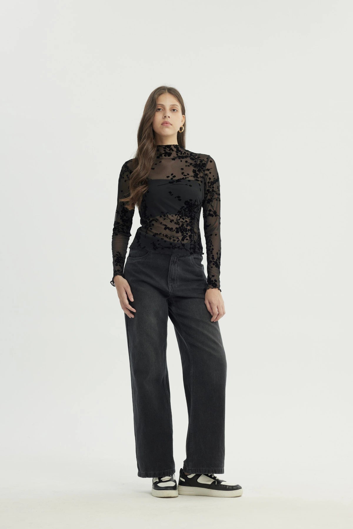 Polera Mujer Ajustado Negro