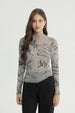 Polera Mujer Ajustado Gris