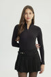 Polera Mujer Ajustada Negro
