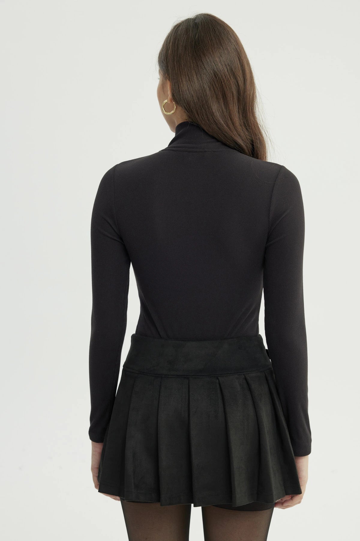 Polera Mujer Ajustada Negro