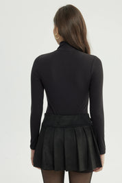 Polera Mujer Ajustada Negro