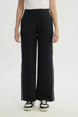 Pantalón Buzo Mujer Calce Recto Negro