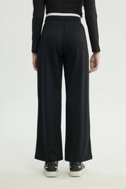 Pantalón Mujer Wide Leg Negro