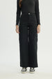 Pantalón Mujer Wide Leg Negro