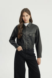 Chaqueta Mujer Regular Negro