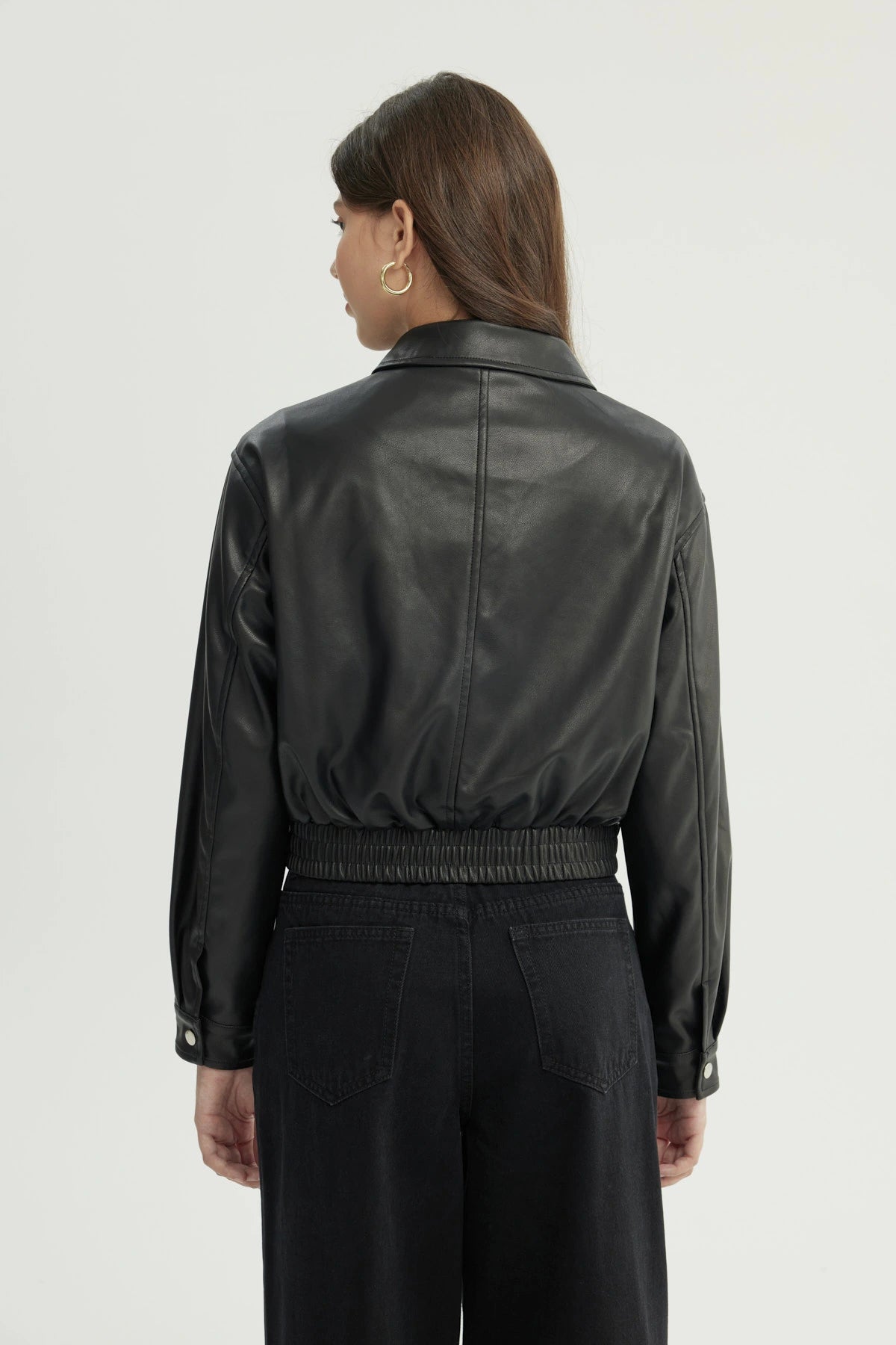 Chaqueta Mujer Regular Negro