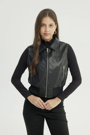 Chaqueta Mujer Regular Negro
